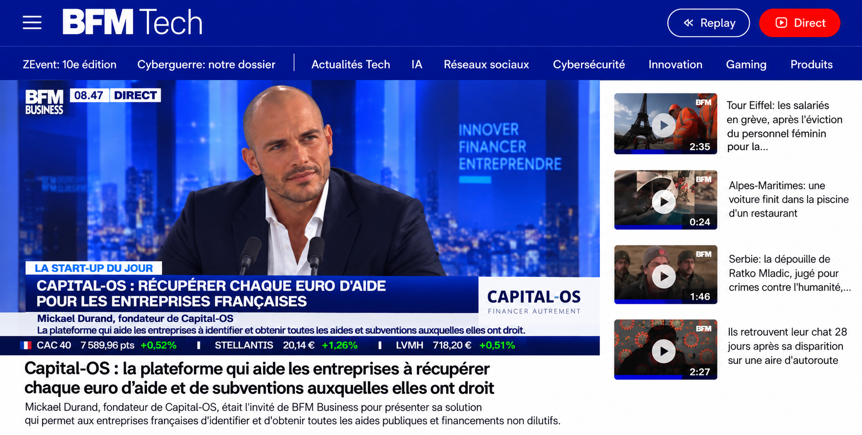 Article BFM Business